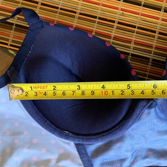 Polka dot push-up bra. 36B - Picture 8 of 9